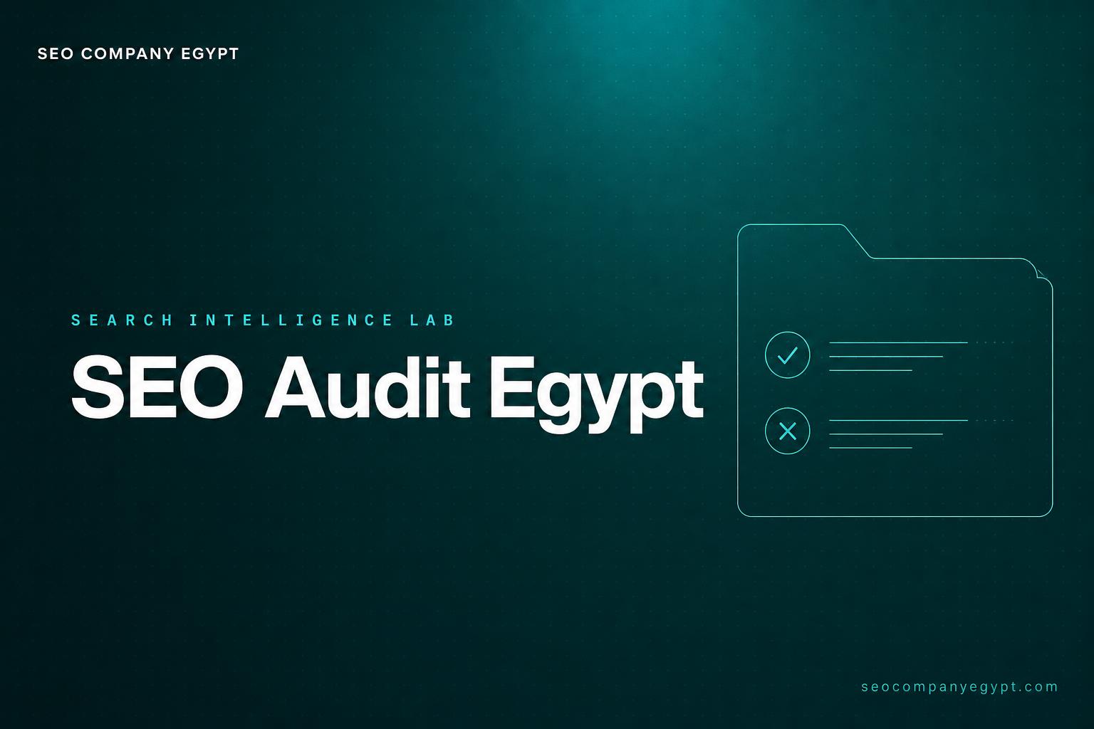 SEO Audit Egypt — Search Intelligence Lab cover by SEO Company Egypt